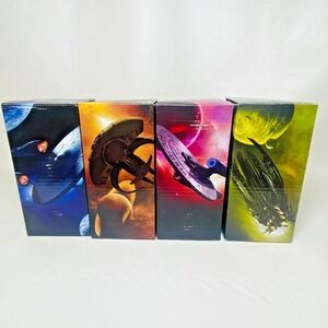 HTF 2008 Star Trek Burger King Glasses SET of 4‎ Sealed in Original Boxes Spock